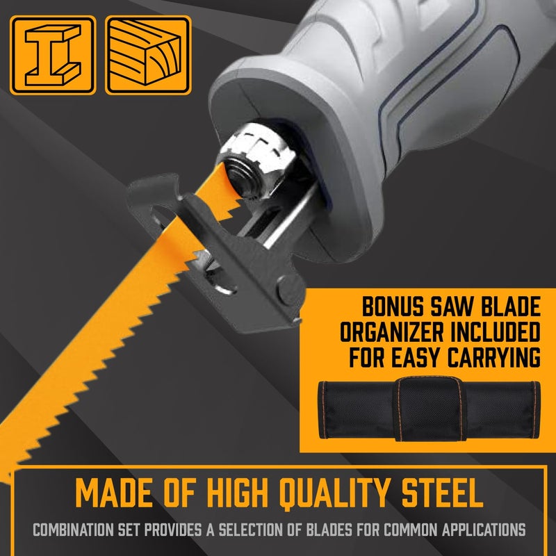 Amartisan Bi-Metal Reciprocating Saw Blade ((36-Piece) Reciprocating Saw Blades) - Image 2